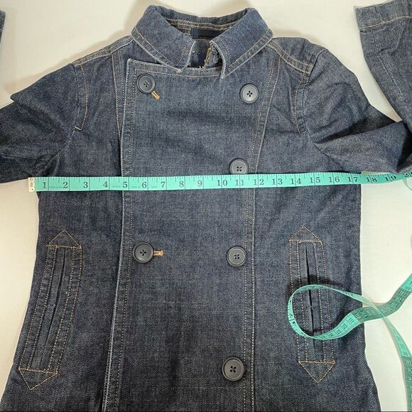 GAP Vintage jean jacket with nautical military sailor suit styling dark Wash XS - Picture 9 of 13